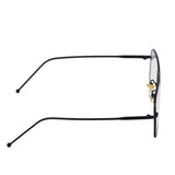 The Godfather Black Clear Square Sunglasses