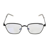 Andreas Black Transparent Edition Trapezoid Sunglasses