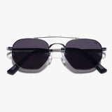 Phantom Gun Black Hexagon Sunglasses