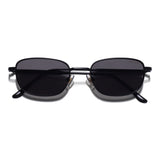 Regal Full Black Oval Sunglasses