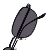Regal Full Black Oval Sunglasses