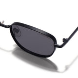 Regal Full Black Oval Sunglasses