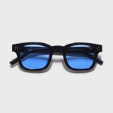 Ares Black Blue Square Sunglasses