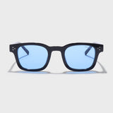 Ares Black Blue Square Sunglasses