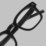 Ares Black Clear Square Sunglasses