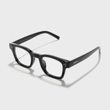Ares Black Clear Square Sunglasses