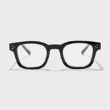 Ares Black Clear Square Sunglasses