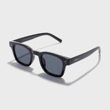 Ares Black Square Sunglasses