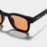 Ares Black Orange Square Sunglasses