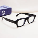 Walter Black Clear Square Sunglasses