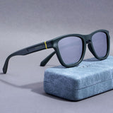 Breeze Green Silver Mercury Polarized Round TR90 Sunglasses