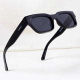 Milestone Black Square Sunglasses