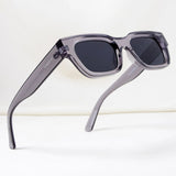 Milestone Grey Black Square Sunglasses