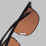Drifter Brown Polarized Rectangle Sunglasses
