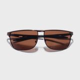 Drifter Brown Polarized Rectangle Sunglasses