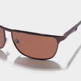 Drifter Brown Polarized Rectangle Sunglasses