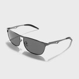 Drifter Grey Black Polarized Rectangle Sunglasses
