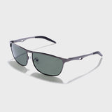 Drifter Grey Green Polarized Rectangle Sunglasses