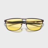Drifter Yellow Polarized Rectangle Sunglasses
