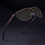 Drifter Yellow Polarized Rectangle Sunglasses