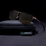 Drifter Yellow Polarized Rectangle Sunglasses