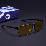 Drifter Yellow Polarized Rectangle Sunglasses