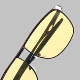 Drifter Yellow Polarized Rectangle Sunglasses
