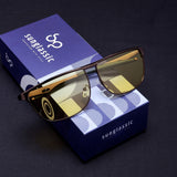 Drifter Yellow Polarized Rectangle Sunglasses