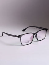Sleek Grey Clear Rectangle Frame Eyeglasses for Men and Women (SG-22115)