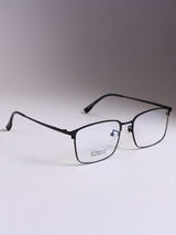 Sleek Black Rectangle Frame Eyeglasses for Men and Women (SG-32028)