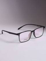 Sleek Grey Rectangle Frame Eyeglasses for Men and Women (SG-12455)
