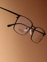 Sleek Black Rectangle Frame Eyeglasses for Men and Women (SG-32028)