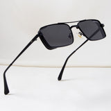 OPERA. Black Rectangle Sunglasses