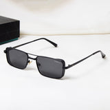 OPERA. Black Rectangle Sunglasses