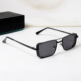 OPERA. Black Rectangle Sunglasses