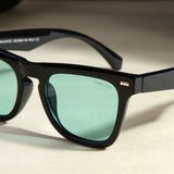 Peter Black Green Square Sunglasses