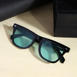 Peter Black Green Square Sunglasses