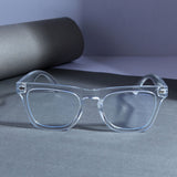 Peter Clear Anti Blue Light Square Sunglasses
