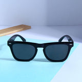 Peter Polarized Black Square Sunglasses
