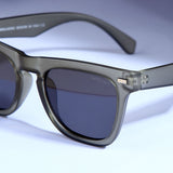 Peter Polarized Green Black Square Sunglasses