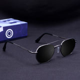Phantom Gun Black Hexagon Sunglasses