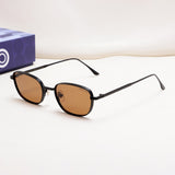 Regal Black Brown Oval Sunglasses