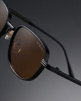Regal Black Brown Oval Sunglasses