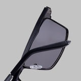 RideX Edition – Gray Black Rectangle Sunglasses | UV400 Polarized | Unisex