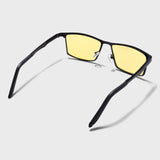 RideX Edition – Black Yellow Rectangle Sunglasses | Polarized UV400