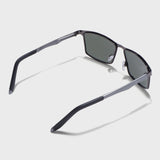 RideX Edition – Gray Green Rectangle Sunglasses | UV400 Polarized | Unisex