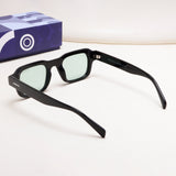 Walter Black Green Square Sunglasses