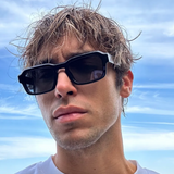 Walter Black Square Sunglasses