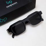 Walter Black Square Sunglasses
