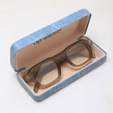 Walter Light Green Square Sunglasses